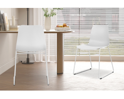 Chaise 'Marie' PP Blanc - Élégance et Fonctionnalité | Meubles