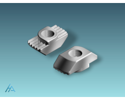 Ecrou à tête rectangulaire R10 Type B - Assemblage sécurisé et durable