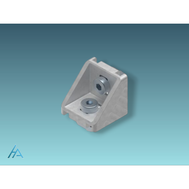 Équerre 30x30 8/10 B SET - Montage Optimal & Précis