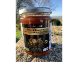 Confiture de prunes bio extra cuite au chaudron 345g - Saveurs d'antan