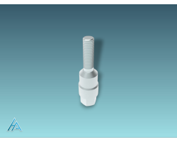 Goujon fileté pour raccord en cube 40x40 / 45x45 | Jouets et Jeux