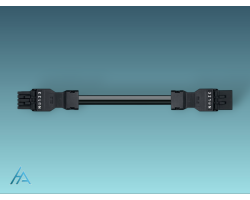Cordon précâblé Wago WINSTA® MINI 5 pôles avec décharge de traction