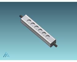 Réglette 6 prises câblée sur 5m - Pratique et sécurisée