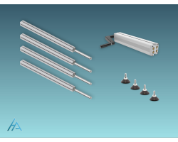 Système de réglage en hauteur Ergoswiss hydraulique TQ 350kg - 300mm
