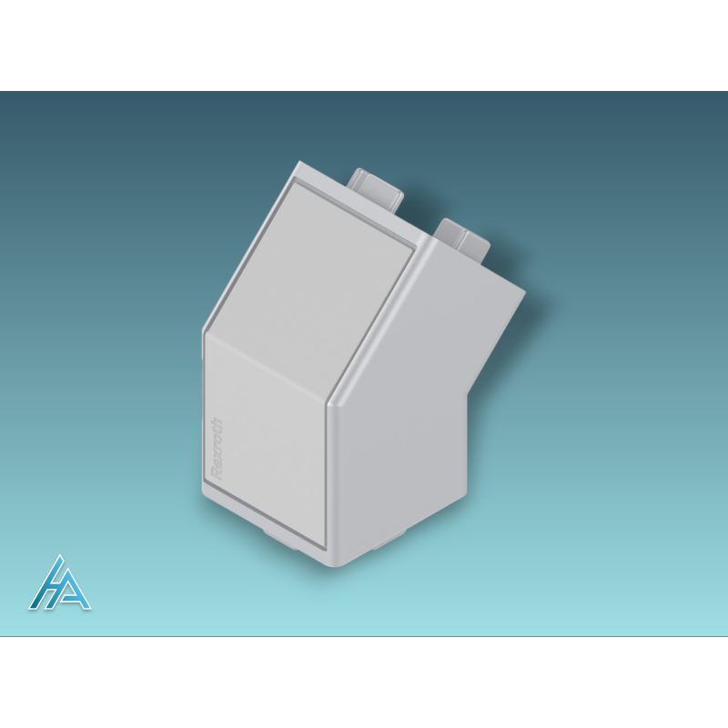 Élément de jonction 45° 40x40 B SILVER Gris - Haute qualité et design moderne