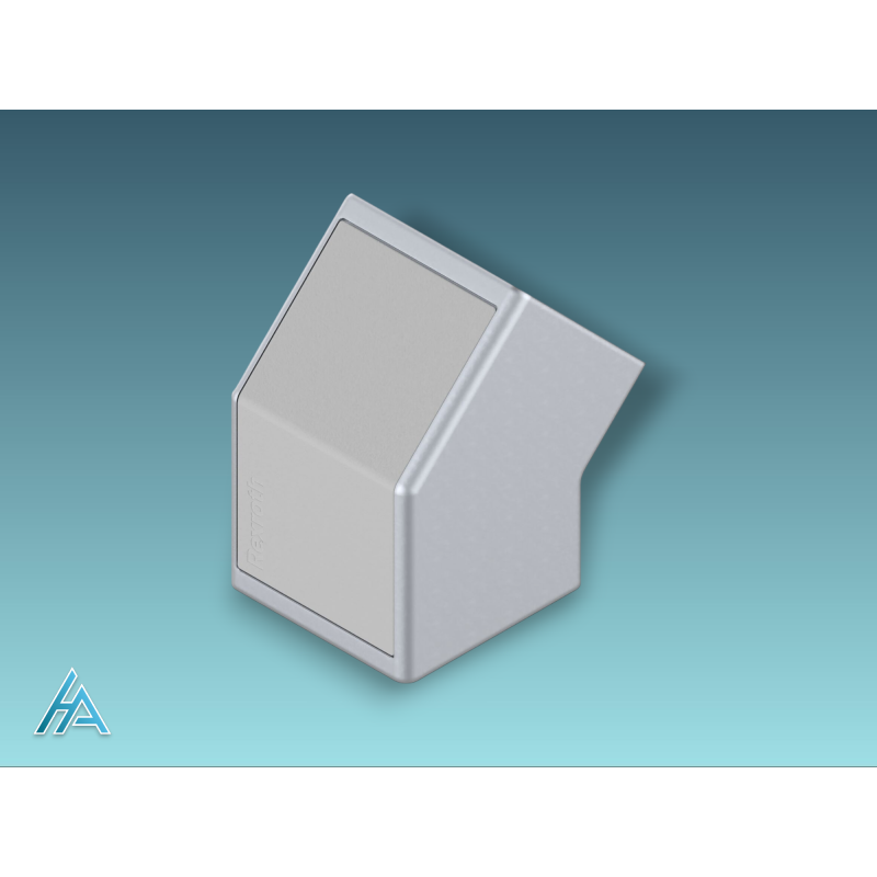 Élément de jonction 45° 30x30 B gris - Raccords de qualité
