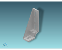 Équerre de fondation 45x180 B pour montage sécurisé