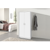Armoires modernes | Armoire 'Ray' 2 portes Blanc