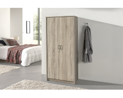 Armoire 'Ray' 2 portes Sonoma - Meuble élégant et pratique