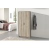Armoire 'Ray' 2 portes Sonoma - Meuble élégant et pratique