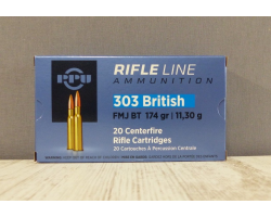 Munitions PPU 303 British - 174 gr FMJBT | Équipement Sportif
