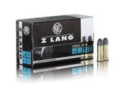 Munitions RWS 22 lr Z Lang - Carton de 500 cartouches