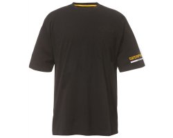 Tee shirt manches courtes essentials noir Caterpillar
