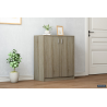 Commode 'Space' 2 portes Sonoma | Meuble moderne et pratique