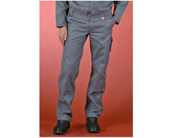 Pantalon de travail poches genoux idéal plus uni DMD - Confort & résistance