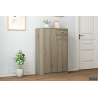 Commode 'Space' 2 portes 2 tiroirs Sonoma - Meubles modernes