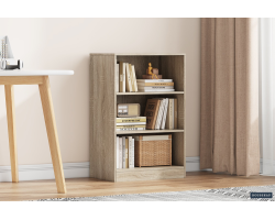 Bibliothèque 'Space' 2 étagères Sonoma - Élégance et Fonctionnalité
