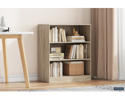 Bibliothèque 'Space' 2 étagères Sonoma - Meuble moderne et fonctionnel