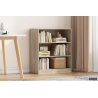 Bibliothèque 'Space' 2 étagères Sonoma - Meuble moderne et fonctionnel
