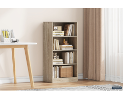 Bibliothèque 'Space' 3 étagères Sonoma - Meuble moderne et pratique
