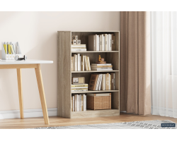 Bibliothèque 'Space' 3 étagères Sonoma - Élégance et fonctionnalité