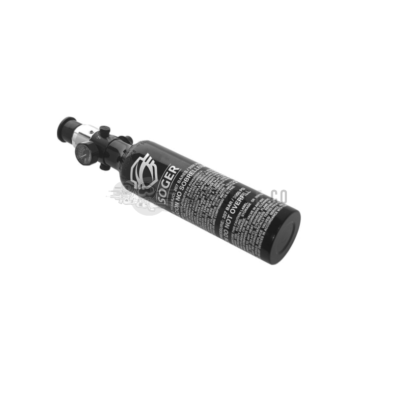 Bouteille d'air SOGER 0.2 L 3000 PSI - Équipement Sportif