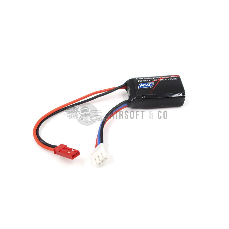 Batterie LiPo 7.4 v 250 mAh 20C (HPA) - Performance et fiabilité