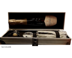 Coffret métal pour champagne avec refroidisseur et bouchon - Boissons