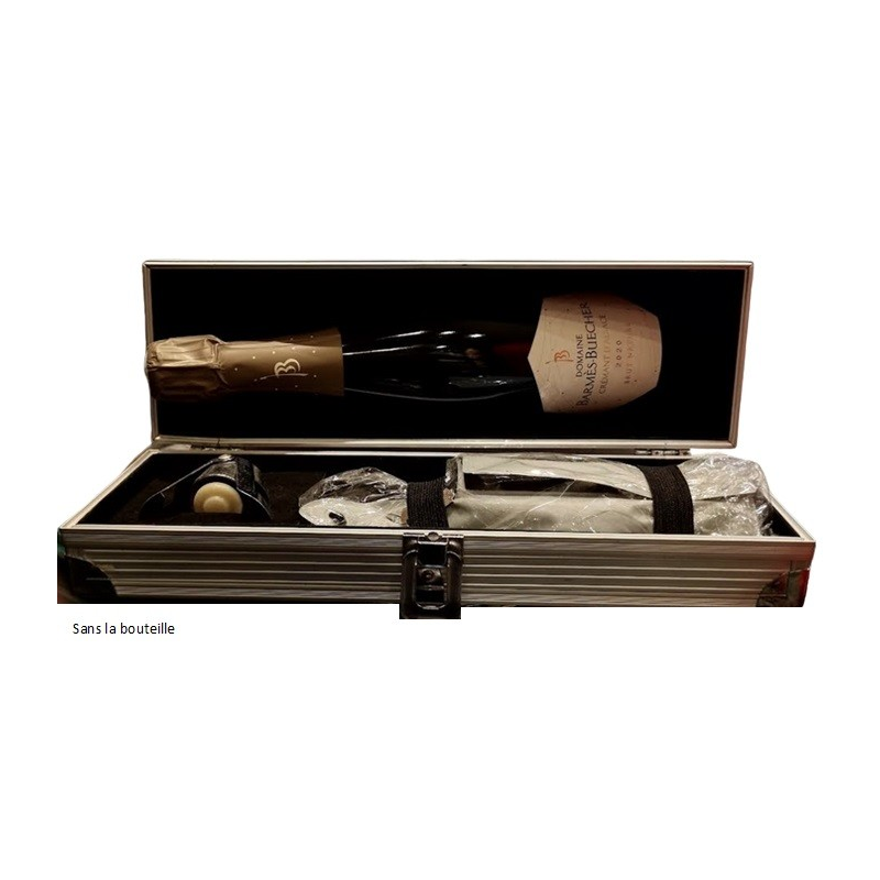 Coffret métal pour champagne avec refroidisseur et bouchon - Boissons