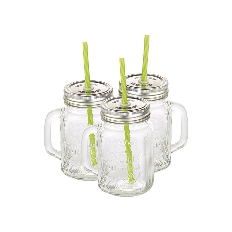 Gobelet vintage en verre avec anse - Élégance et praticité