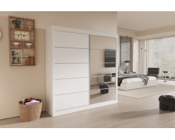 Armoire 'Mike' 2 portes coulissantes – élégance moderne et pratique