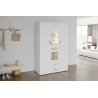 Armoire Marc 3 portes avec miroir blanc | Meubles élégants et pratiques