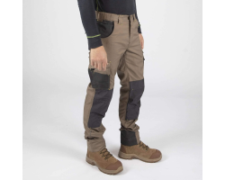 Pantalon de travail robuste Adam brun ou marine Nine Worths