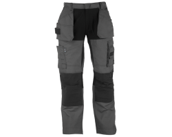 Pantalon de travail extensible Spector gris Herock - Confort et performance