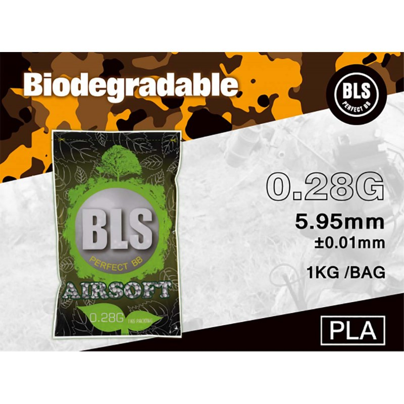 Billes BLS 0.28 gr bio - 1 kg - Équipement Sportif de qualité