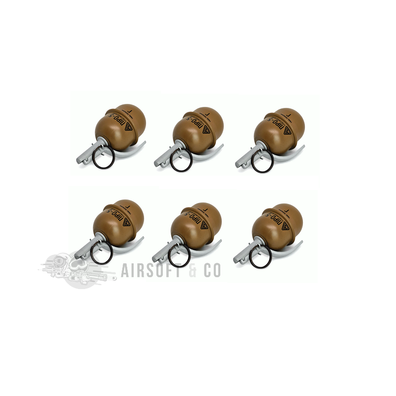 Grenade à main PYROSOFT type RGD-5 | Équipement Sportif