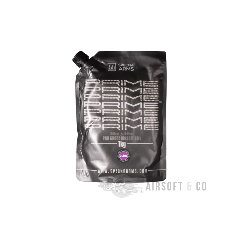 Billes SPECNA ARMS PRIME 0.20 gr Standard - sachet 1 kg pour airsoft