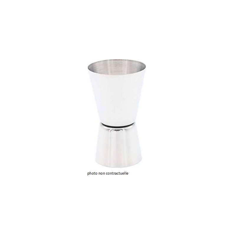 Jigger inox 2/4 cl – Précision pour vos cocktails