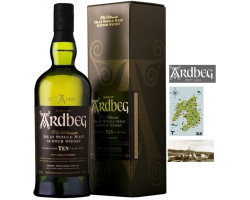 Ardbeg 10 ans Single Malt Islay Whisky 70 cl 46° - Haut de gamme