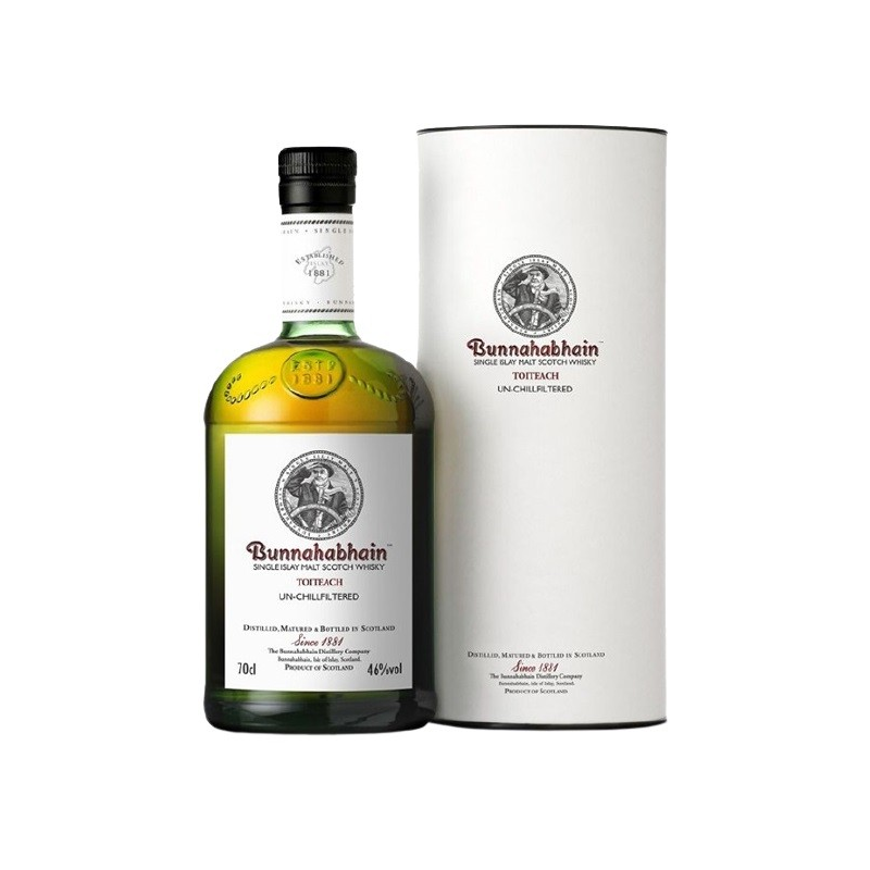 Bunnahabhain Toiteach Single Malt Whisky Islay 70 cl 46° - Whisky Haut de Gamme