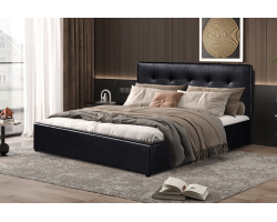 Lit Coffre Porto 160x200 - Meuble moderne et pratique