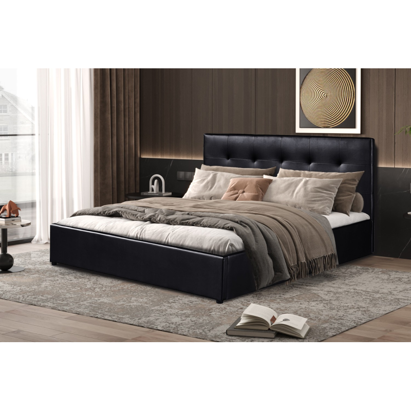 Lit Coffre Porto 160x200 - Meuble moderne et pratique