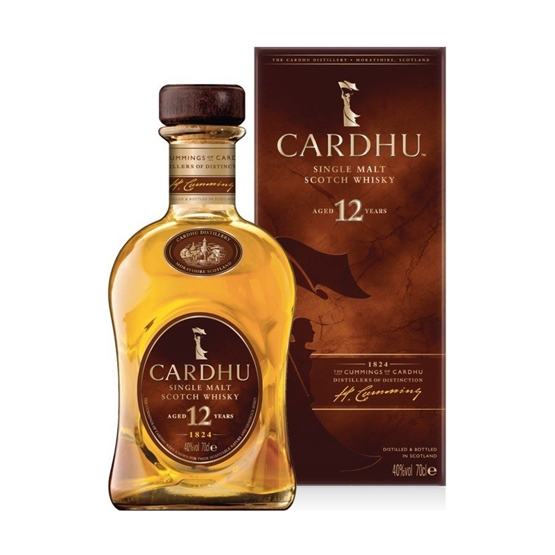 Cardhu 12 ans Whisky Single Malt Speyside - 70 cl - 40°