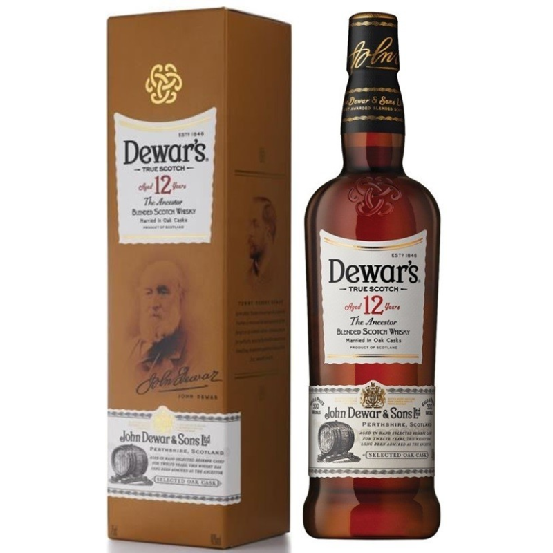 DEWAR'S 12 ans Blended Whisky Écosse - 70 cl 40°