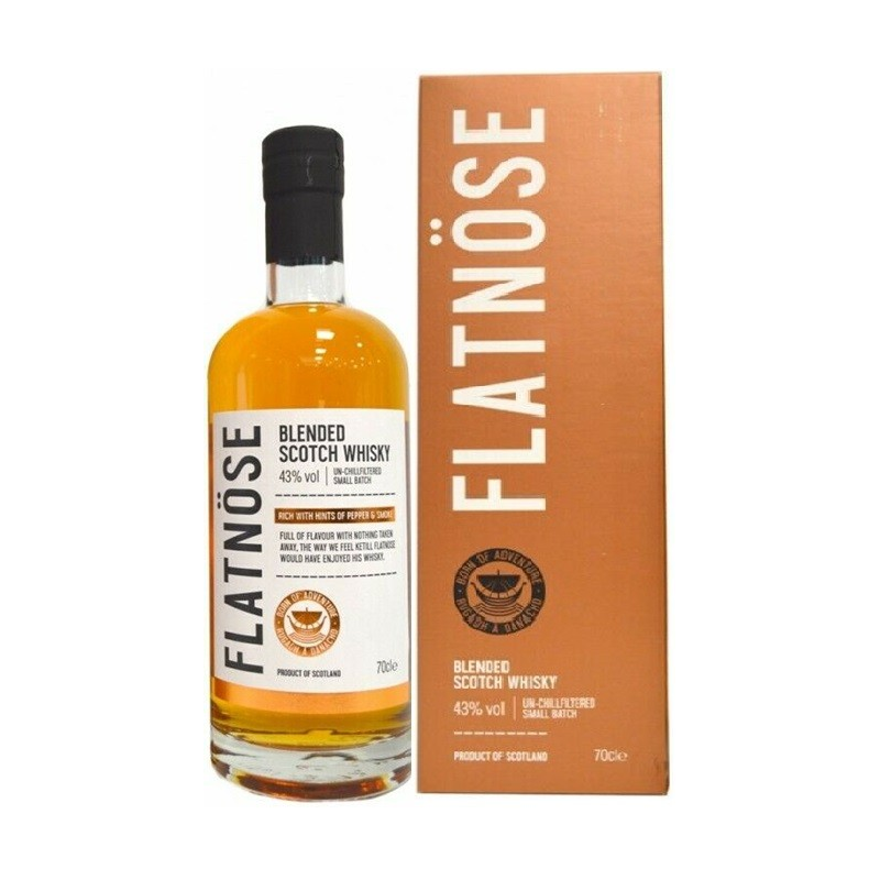 FLATNÖSE Blended Whisky Écosse 70 cl 43° - Dégustation Premium