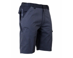 Bermuda de travail homme multipoche zéro métal LMA - Gris ou Beige