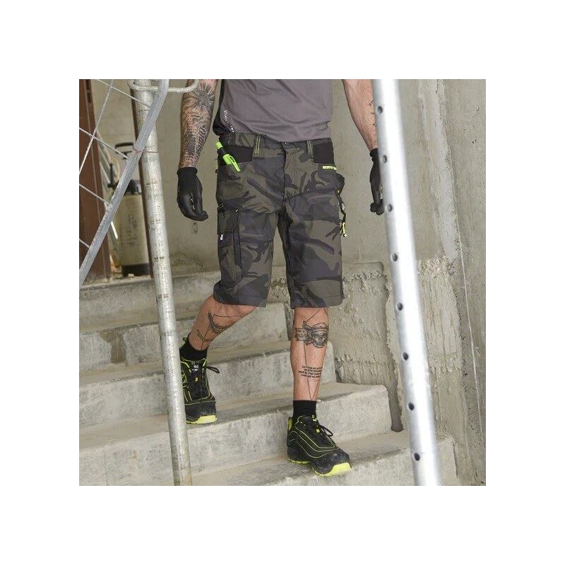 Bermuda de travail Ripstop camo Wood Jack Nine Worths - Confort et Durabilité