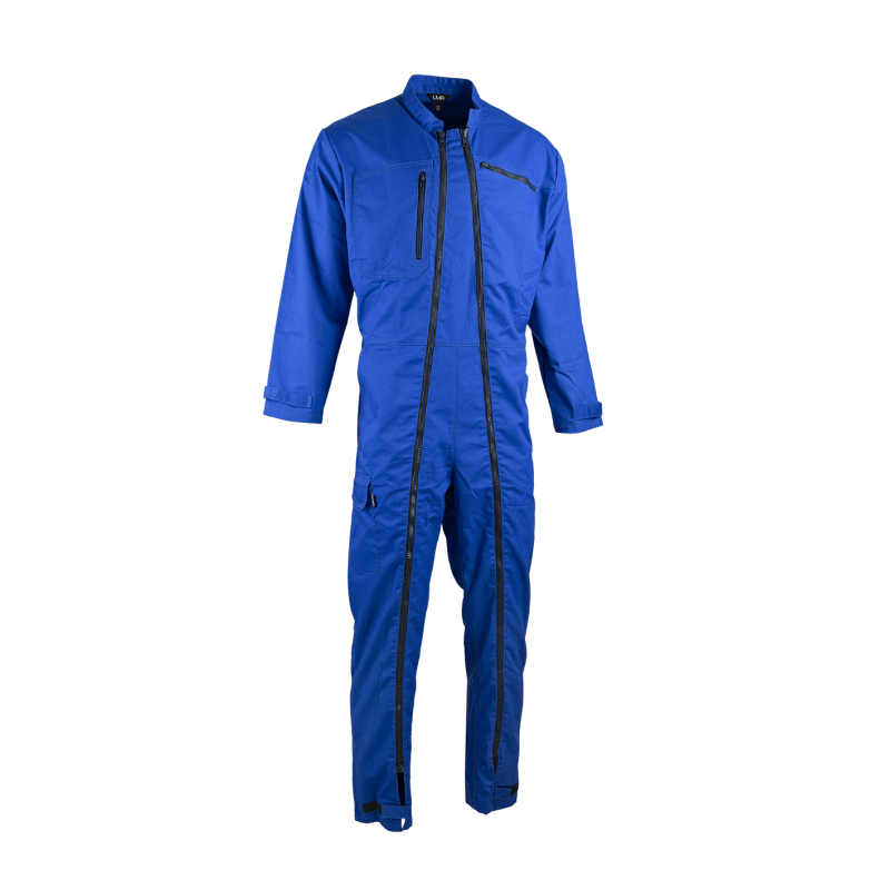 Combinaison de travail rapido double zip Tracto bleu LMA - Vêtements de travail