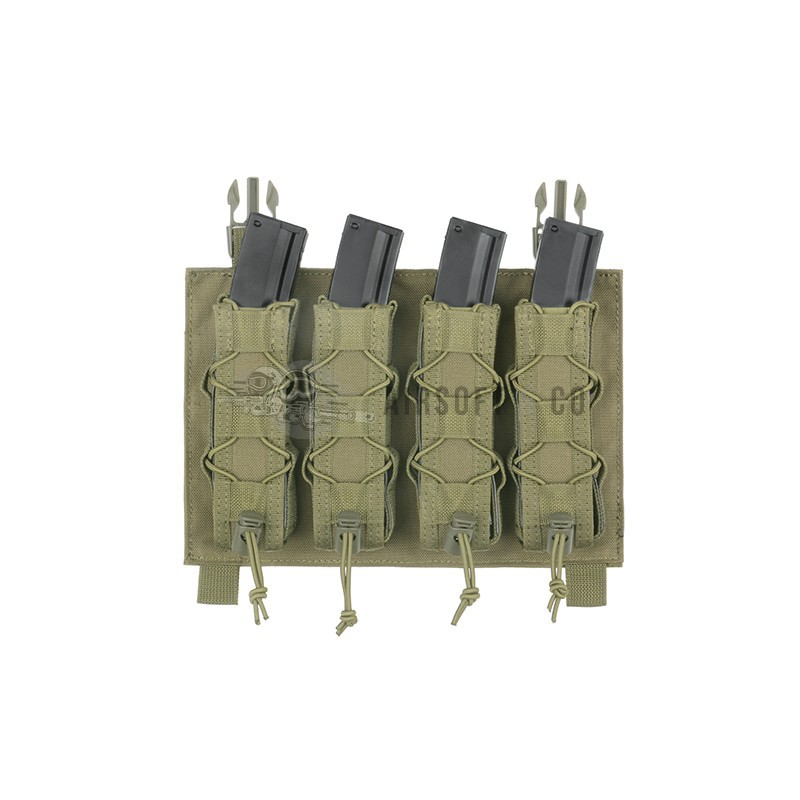 Porte-chargeurs Molle MP5 - 4 emplacements pour gilet BUAPCC