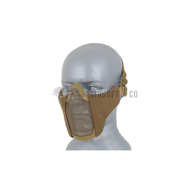 Masque bas de visage semi-grillagé Coyote Brown - Confort et style